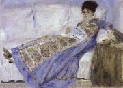 Pierre-Auguste Renoir Madame Monet Reading Spain oil painting artist